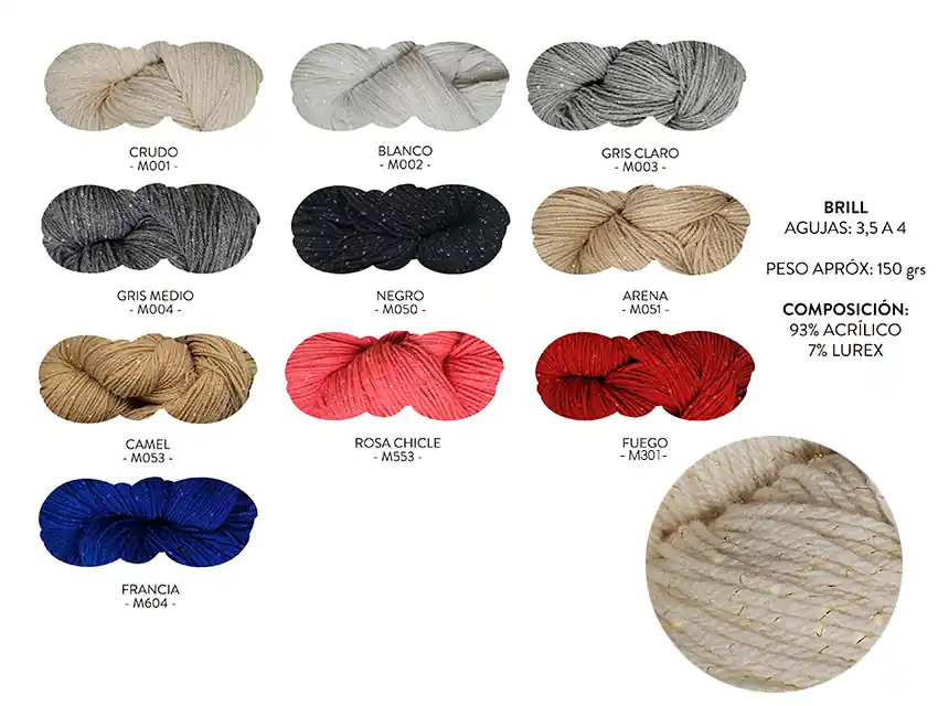 Madeja lurex mia MAKOR
