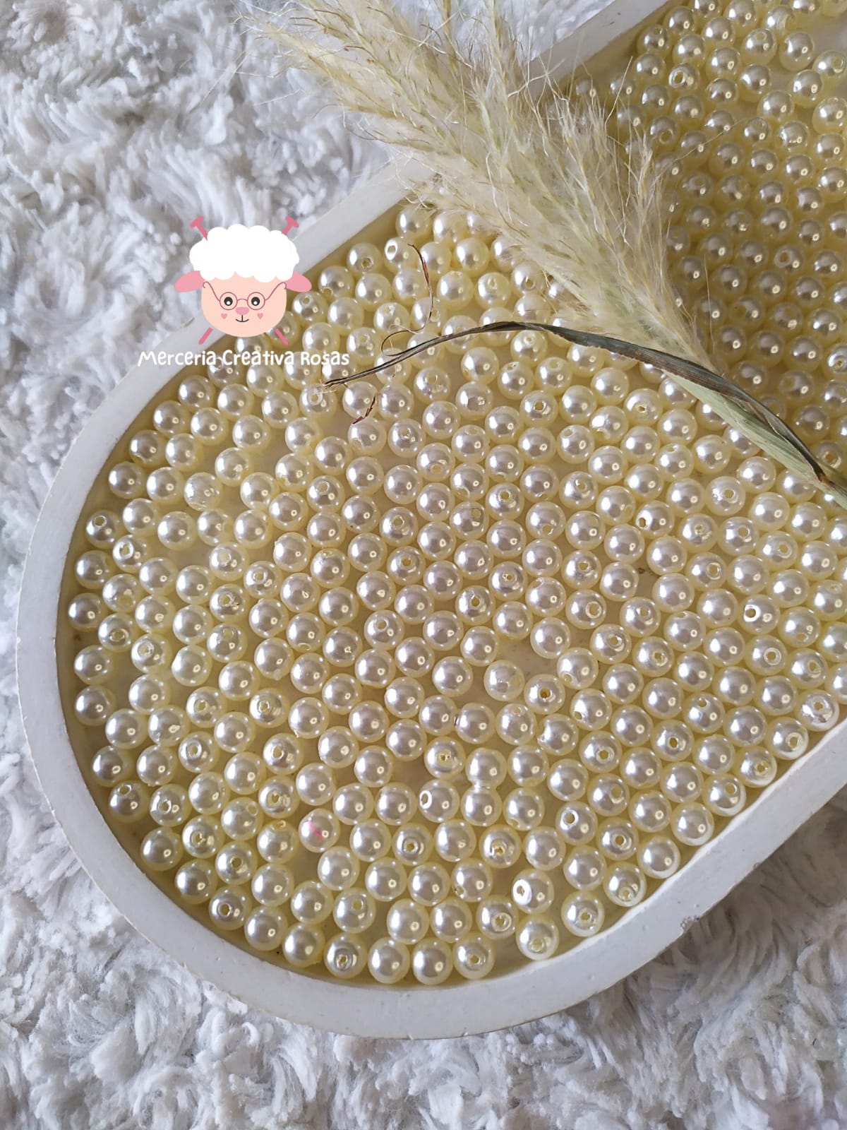 Perlas perladas 6 mm CHAMPAGNE